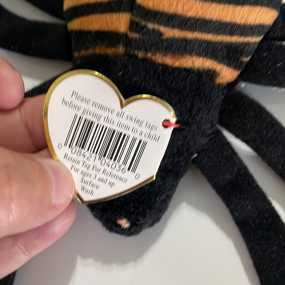 Ty Beanie Baby * Spinner * Spider * Date of Birth: Oct 28, 1996 - Picture 5 of 8